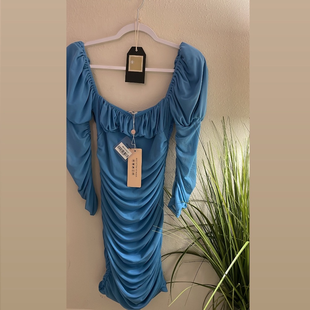 Oh Polly | High Fashion IG Brand |UK branding | color lightB L U E |size S-Small